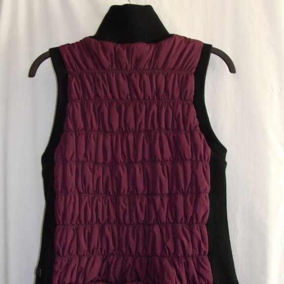 CK CALVIN KLIEN Purple Sleeveless QUILTED "PERFORMANCE" PUFFER Vest Sz LARGE - Picture 5 of 13